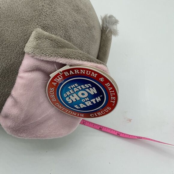 Ringling Bros Barnum & Bailey Circus Elephant Plush Round Gray 7” NWT - Picture 5 of 5